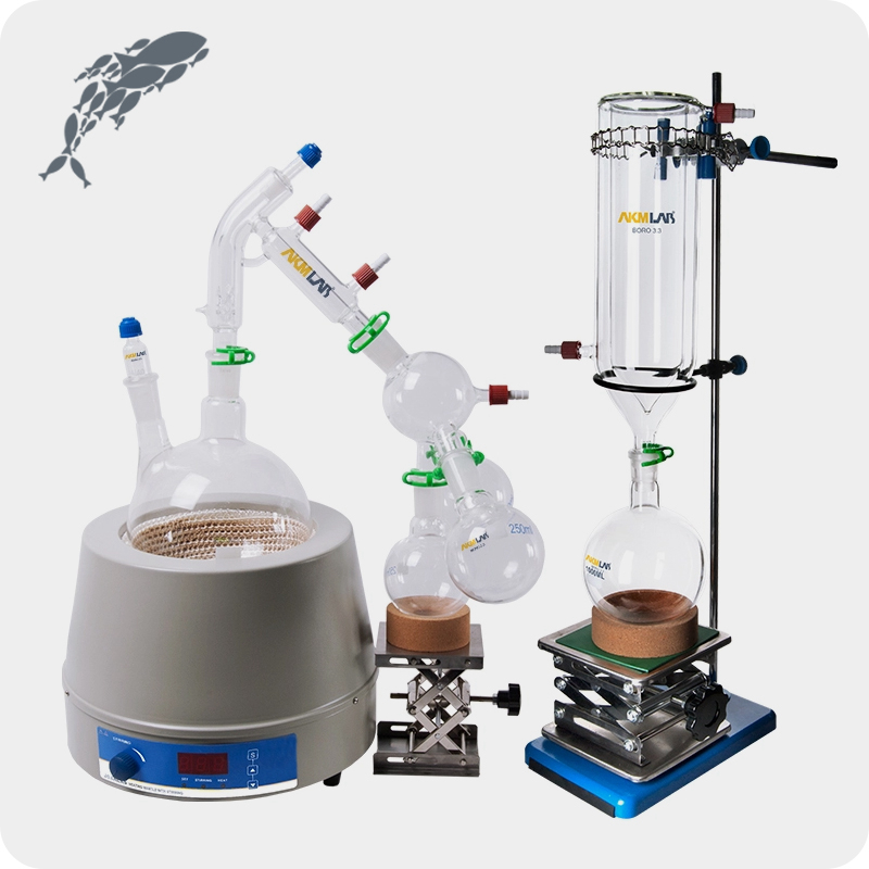 Ultrasonic Cleaner Lab - JOAN LAB Korte-weg destillatie glaswerkset