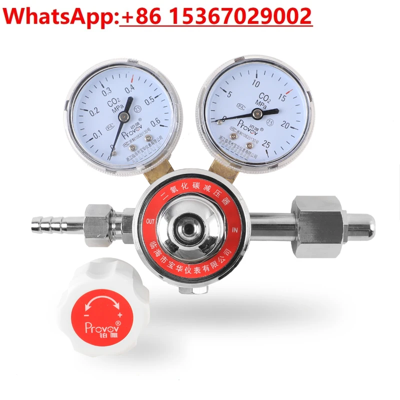 Incubator Co2 Lab - YQT-731 Koolstofdioxide drukreducerende klep CO2 drukreducerende
