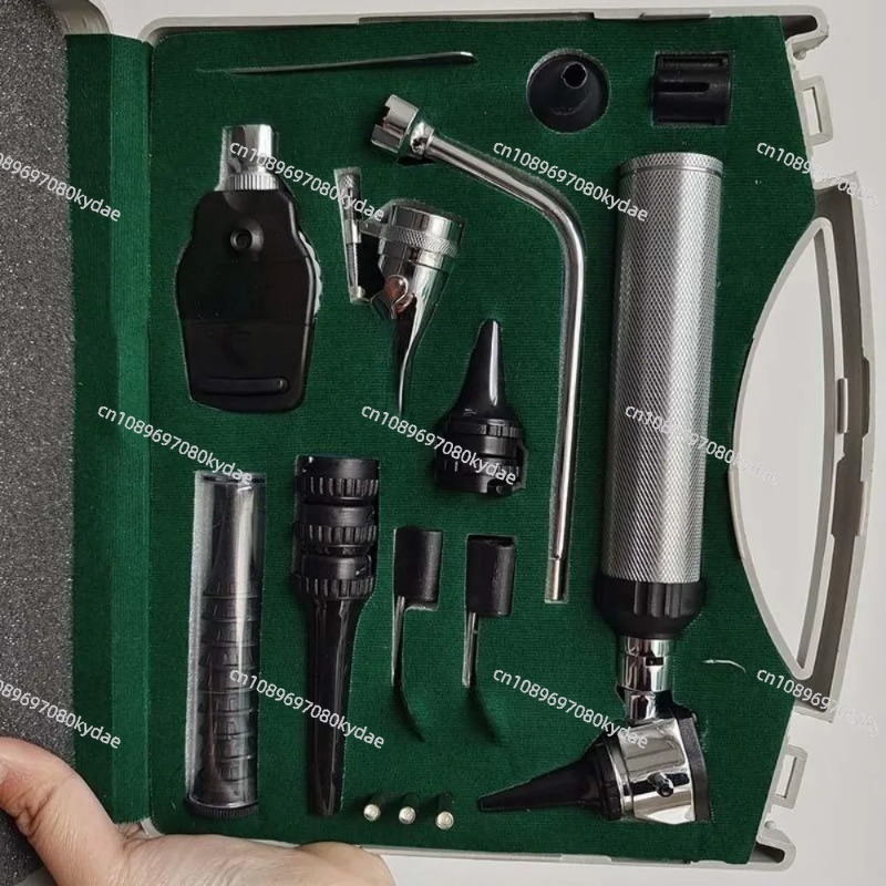 Otoscope Ophthalmoscope Set - Professionele gezichtsinspectiesets Oftalmoscoop Otoscoop Neusdilatator Keelinspectie