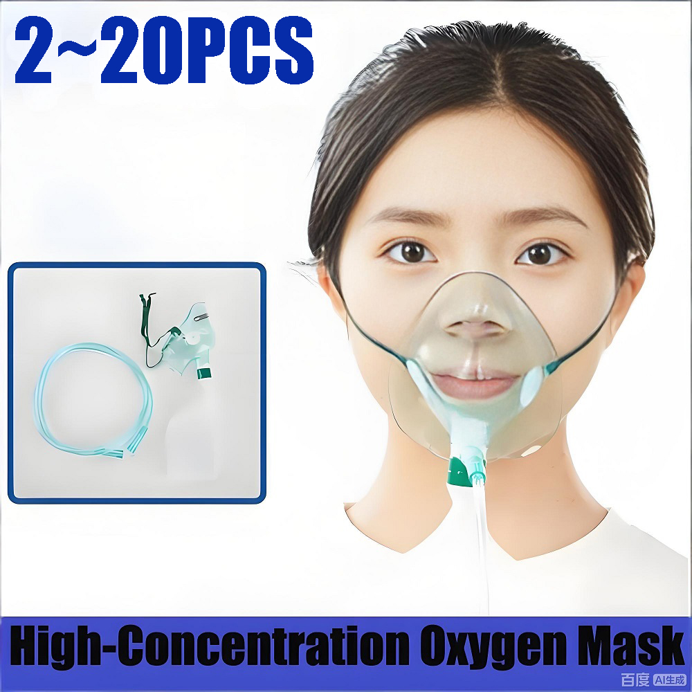 Oxygen Mask Non-Rebreather - Zuurstofmasker voor volwassenen (zuurstofmasker met reservoirzak)