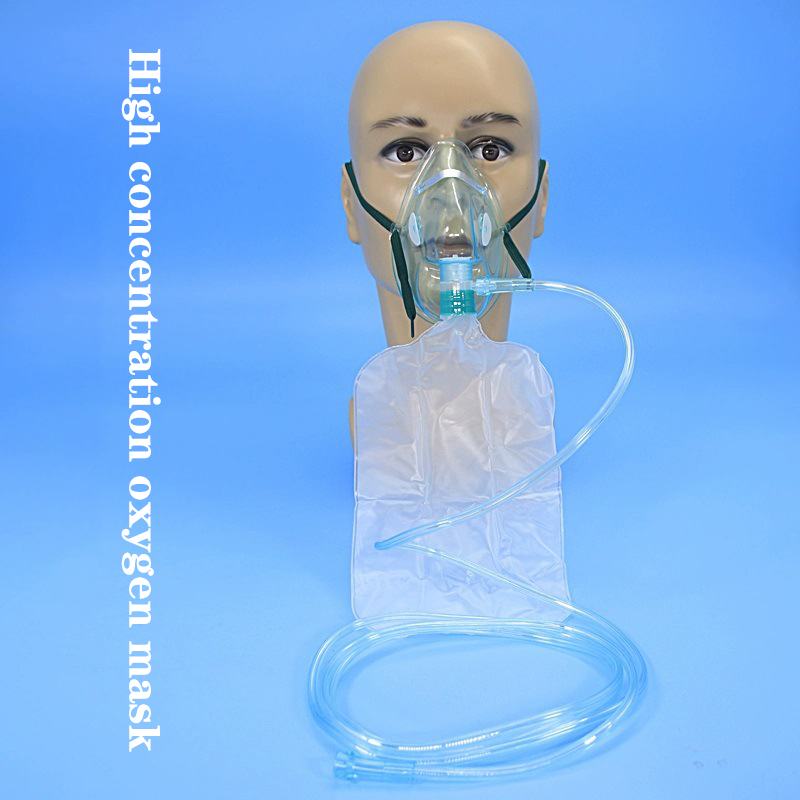 Oxygen Mask Non-Rebreather - 1 stks Volwassen/Kind Hoge Concentratie Zuurstof