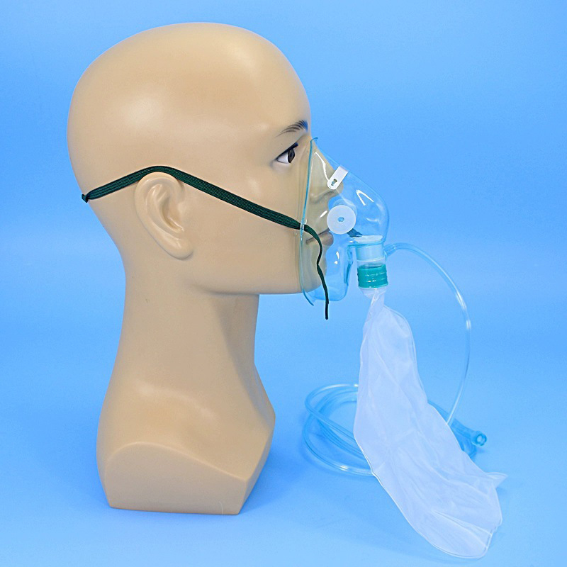 Oxygen Mask Non-Rebreather - 1 Stuks Volwassen/Kind Hoge Concentratie Zuurstof