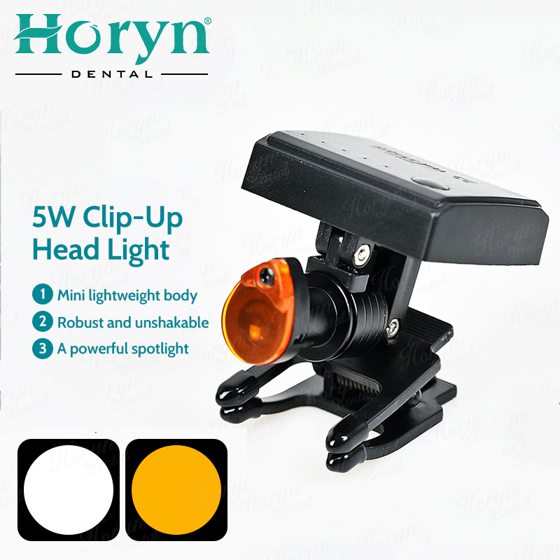 Led Medical Headlight - Tandheelkundige 5W draadloze LED-koplamp met clip
