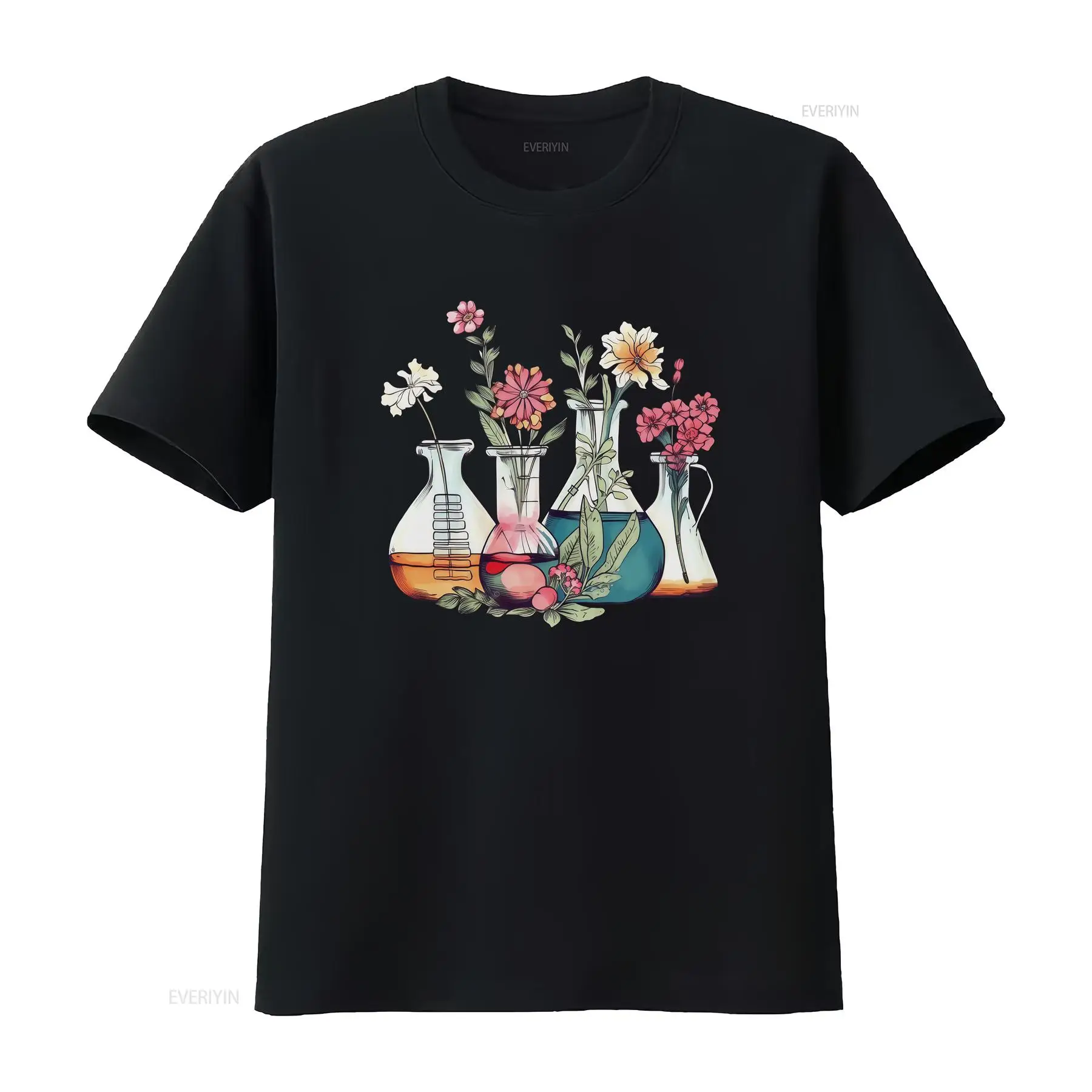 Medical Lab Technician - Laboratorium T-shirt Bloemenbekers Chemie Laboratorium Wetenschapper