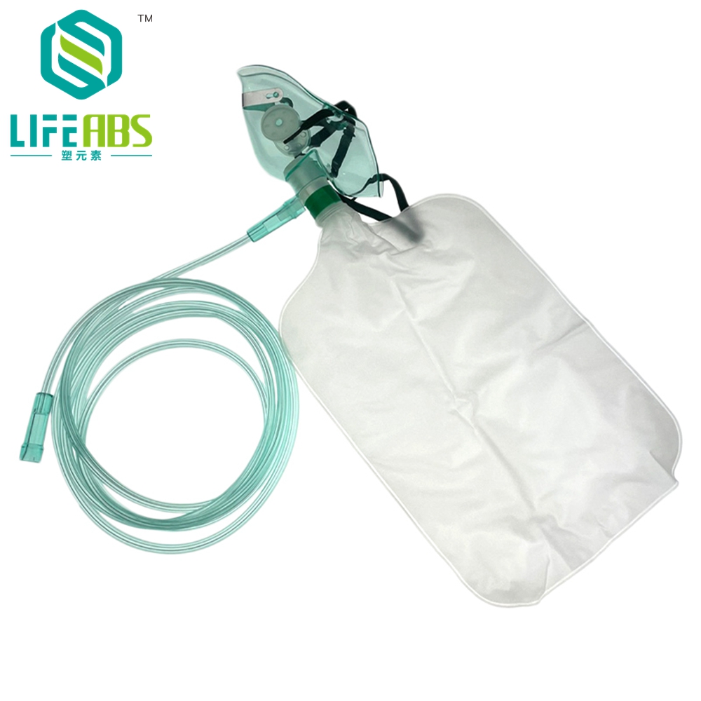 Oxygen Mask Non-Rebreather - Volwassenen zuurstofmasker met reservoirzak, hoge concentratie